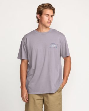 No Vacancy Premium Wave Wash Tee – Light Purple