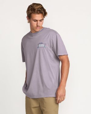 No Vacancy Premium Wave Wash Tee – Light Purple