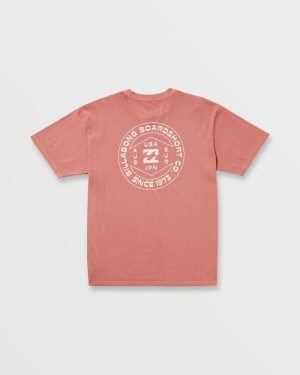 Rotation Premium Wave Wash Tee – Dusty Rose