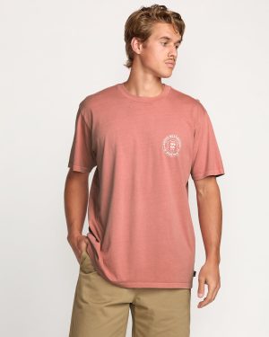 Rotation Premium Wave Wash Tee – Dusty Rose