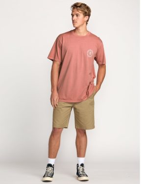 Rotation Premium Wave Wash Tee – Dusty Rose