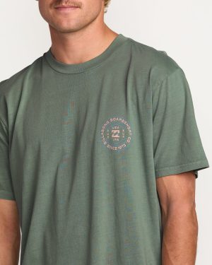 Rotation Premium Wave Wash Tee – Pine