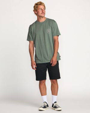 Rotation Premium Wave Wash Tee – Pine