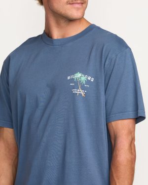 Better Premium Wave Wash Tee – Deep Blue