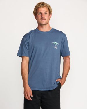 Better Premium Wave Wash Tee – Deep Blue