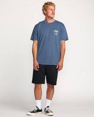 Better Premium Wave Wash Tee – Deep Blue