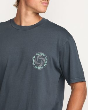 Swivel Premium Wave Wash Tee – Aged Indigo