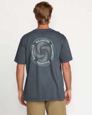 Swivel Premium Wave Wash Tee – Aged Indigo
