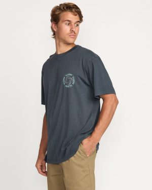 Swivel Premium Wave Wash Tee – Aged Indigo