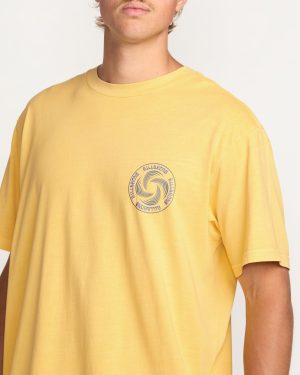 Swivel Premium Wave Wash Tee – Lemon