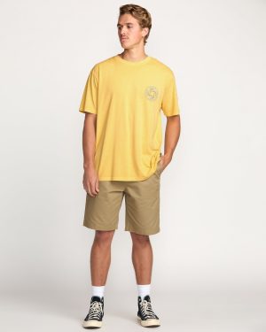 Swivel Premium Wave Wash Tee – Lemon