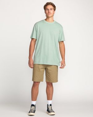 Paise Haze Premium Wave Wash Tee – Mist Green