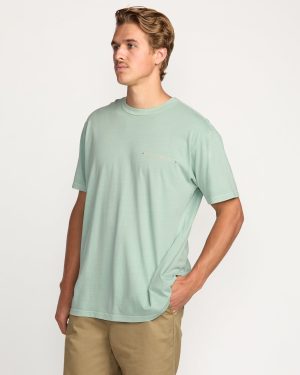 Paise Haze Premium Wave Wash Tee – Mist Green