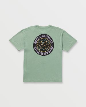 Decal Regular Wave Wash Tee – Mist Green