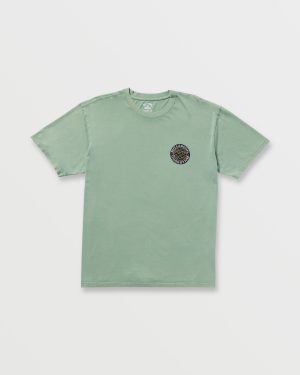 Decal Regular Wave Wash Tee – Mist Green