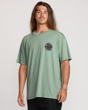 Decal Regular Wave Wash Tee – Mist Green