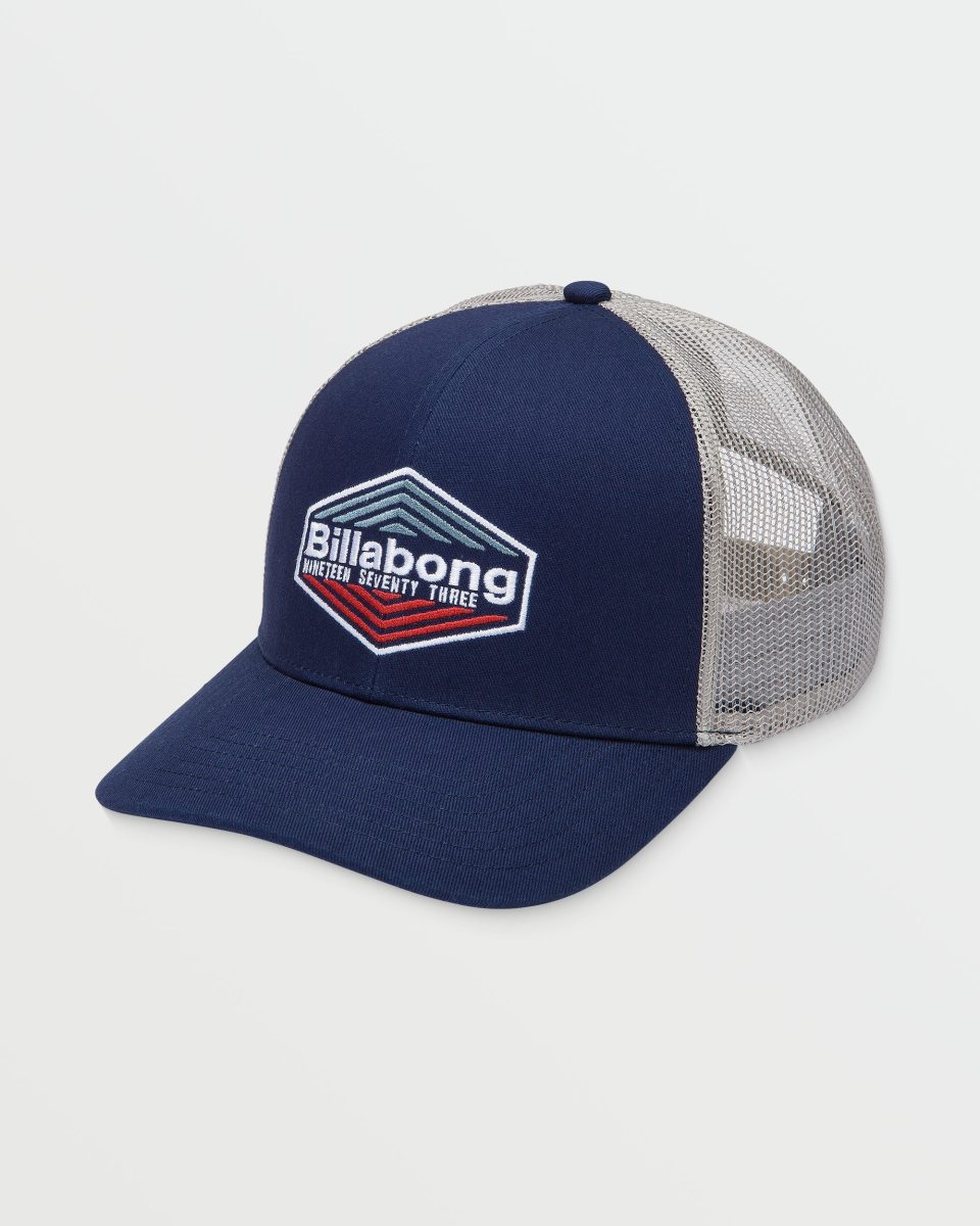 Walled Trucker Hat - Dark Navy