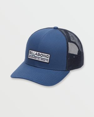 Walled Trucker Hat – Deep Blue