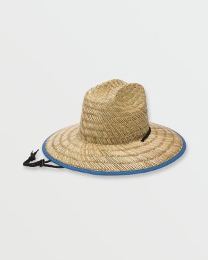 Tides Patch Straw Hat – Carolina Blue