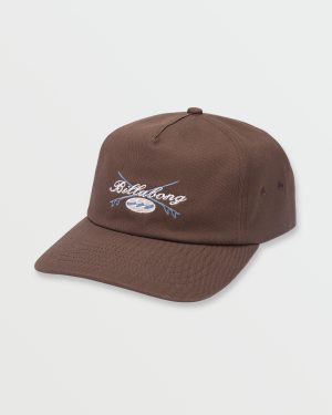 Throwback Strapback Hat – Brown