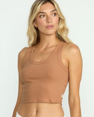 Rerun Tank – Rose Brown