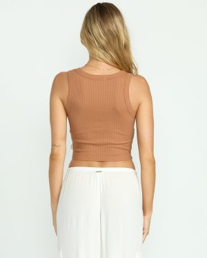 Rerun Tank – Rose Brown