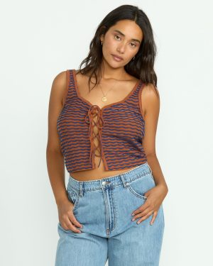 Hot Tides Knit Tank – Sedona