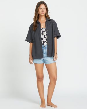 Summers End Short Sleeve Shirt – Black Sands