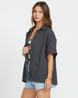 Summers End Short Sleeve Shirt – Black Sands