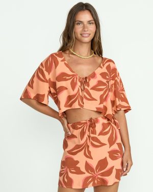Sunflower Top – Apricot