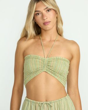 Summer Sunshine Crop Top – Pistachio