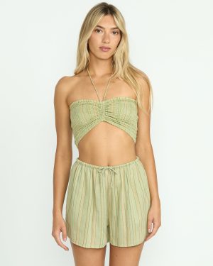 Summer Sunshine Crop Top – Pistachio