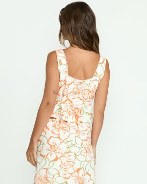 Feelin Free Woven Tank – Salt Crystal