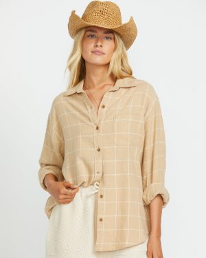 Layer Up Long Sleeve Shirt – Khaki