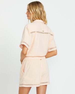 Summers End Shorts – Soft Peach
