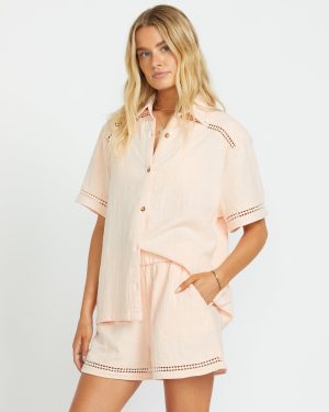 Summers End Shorts – Soft Peach