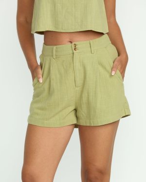 Tailor Made Shorts – Avocado