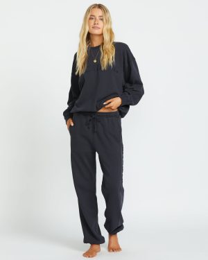 So Typical Elastic Waist Pants – Black Pebble