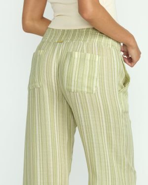 New Waves 2 Elastic Waist Pants – Avocado