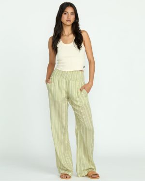 New Waves 2 Elastic Waist Pants – Avocado