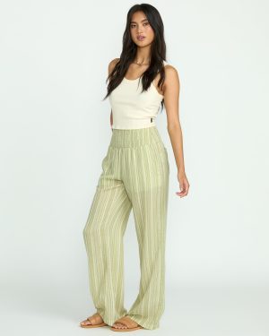 New Waves 2 Elastic Waist Pants – Avocado