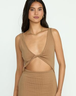 Take A Look Dress – Rose Brown