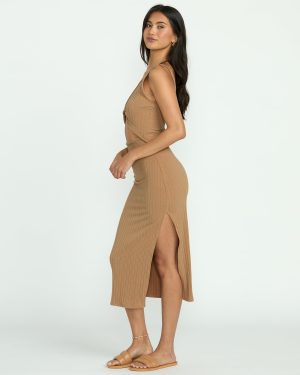 Take A Look Dress – Rose Brown