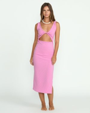 Take A Look Dress – Bright Rose