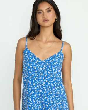 90S Babe Mini Dress – True Blue