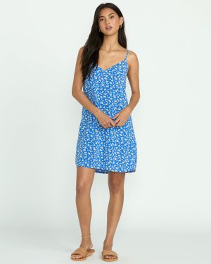 90S Babe Mini Dress – True Blue