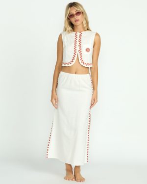 Secret Cove Skirt – Salt Crystal