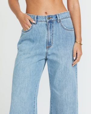 Washed By The Sun Denim Pants – Cali Blue