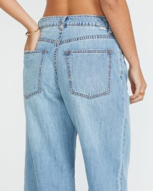 Washed By The Sun Denim Pants – Cali Blue