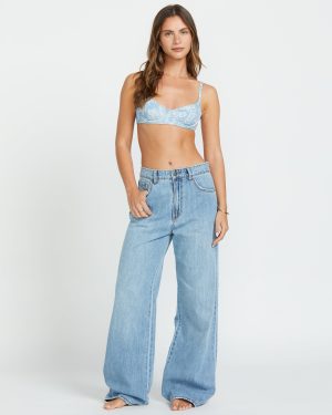 Washed By The Sun Denim Pants – Cali Blue